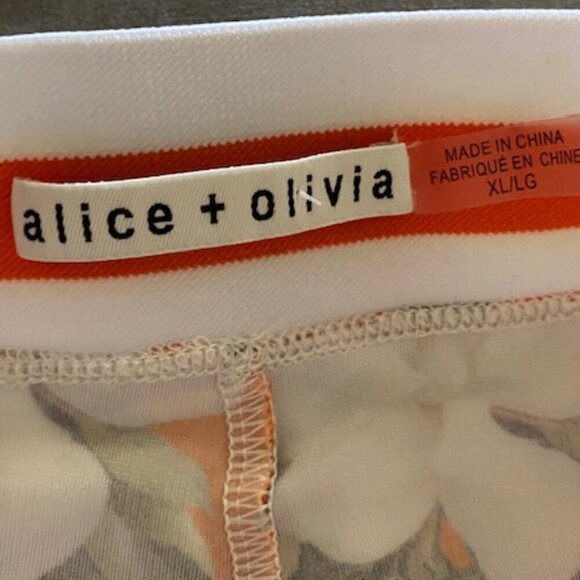 Alice & Olivia Blaise Trapeze Mini Skort in Blossom XL/LG - Picture 3 of 6